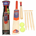 Wooden 2 in 1 Rounders & Cricket Set in Bag