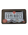 Double 9 Coloured Dominoes in Tin