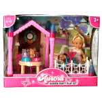 Mini Doll 12cm in Outdoor Play Set