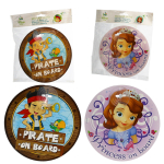 On Board Sign - Pirate & Princess (2 asstd)