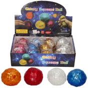 Glitter Galaxy Squish Ball 6.5cm (4 asstd)