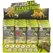 Dinosaur Excavation 3D Kit in CDU (12 asstd)