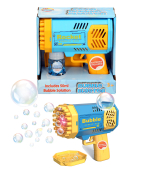 Bubble Gun Battery Operated - Blue (with Batteries)