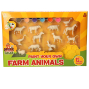 Paint Your Own Farm Animals (12pcs)