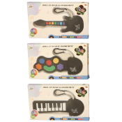 Roll Up Musical Instrument Battery Operated (with Batteries) (3 asstd)