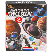 Paint Your Own Space Science Scene 9pcs