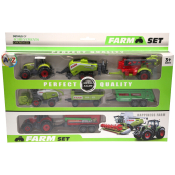 Diecast Farm Machinery Set 8pcs (2 asstd)