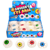 Squishy Eye Ball 6cm in CDU (4asstd)