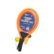 Soft Jumbo Tennis Twin Set with Ball & Shuttlecock (2 asstd)