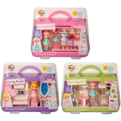 Amazing Play Set Doll Set (3 asstd)