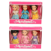 Character Mini Princess Dolls 16cm 3pcs