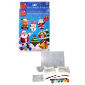 Mould & Paint Christmas Magnet Decorations 6pcs