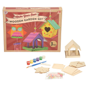 Make Your Own Wooden Bird Feeder, House & Windchime