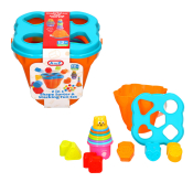 Shape Sorter Bucket with Stacking Tower
