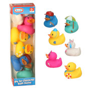 Duck Character Bath Toys 6pcs