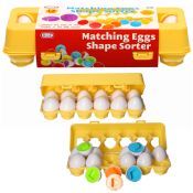 Matching Eggs Shape Sorter 12pcs