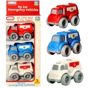 Emergency Vehicles 3pcs