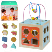 Wooden Activity Cube
