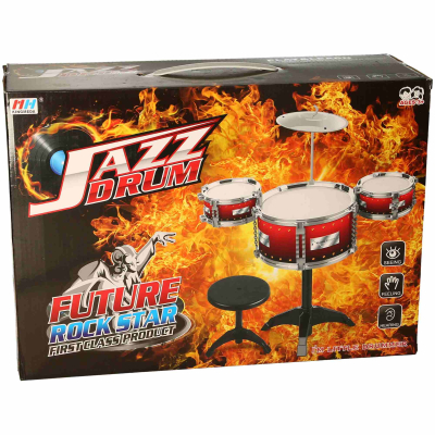 Jazz Drum Set with Stool