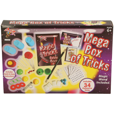 Mega Box of Magic Tricks 34pcs