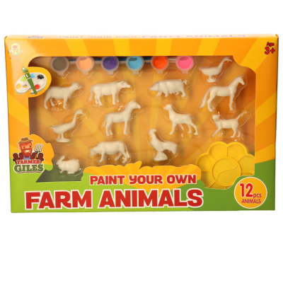 Paint Your Own Farm Animals (12pcs)
