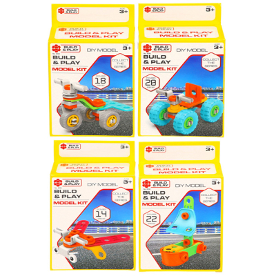 Build & Play Model Vehicle Kit (4 asstd)