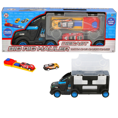 Big Rig Transporter with Launcher & Cars