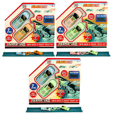 Dash & Smash Twin Track Set (3 asstd)