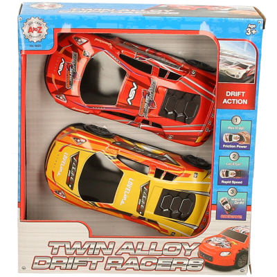 Alloy Drift Cars 2pcs (4 asstd)