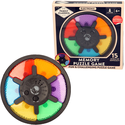 Memory Puzzle Game Battery Operated (Includes Batteries)