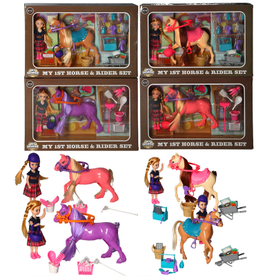 Horse & Doll Play Set (4 asstd)