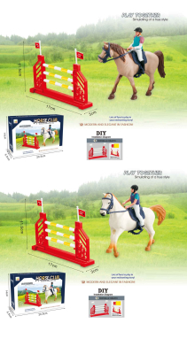 Horse And Hurdle Set