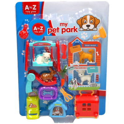 Animal Pet Park Play Set (2 asstd)