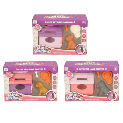 Dog in Kennel Play Set (3 asstd)