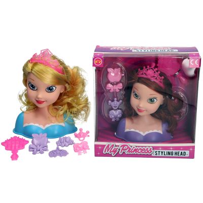 Princess Styling Head (2 asstd)