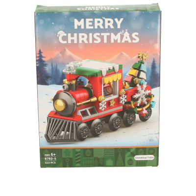 Make Your Own Christmas Train with Bricks
