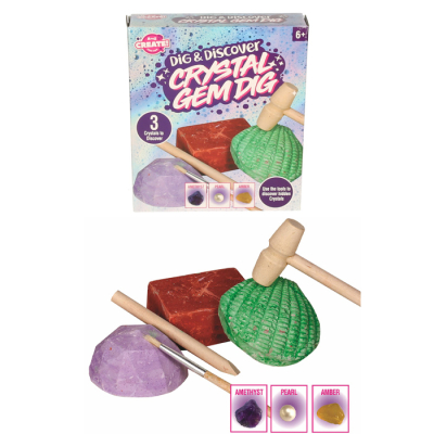 Gem & Crystal Excavation 3 in 1