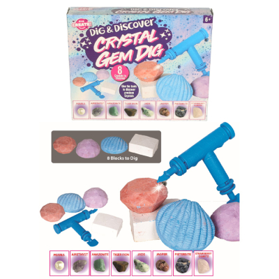 Gem & Crystal Excavation 8 in 1