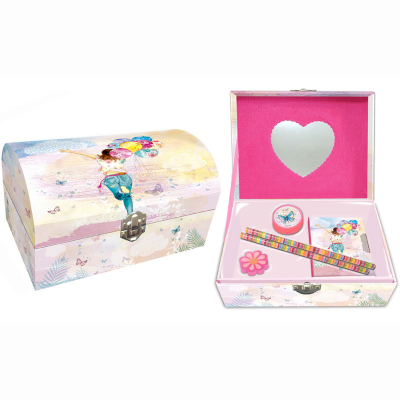 Girl with Balloons Stationery Box