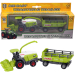 Diecast Farm Harvester & Trailer (2 asstd)