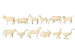 Paint Your Own Farm Animals (12pcs) Paint Your Own Farm Animals (12pcs)